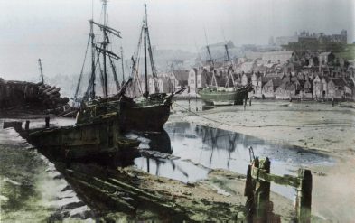 Whitby upper harbour, 1891